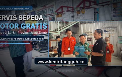 8.100 Motor Dapat Servis Gratis di Jatim, Antusiasme Warga Kediri Bikin Target Membengkak