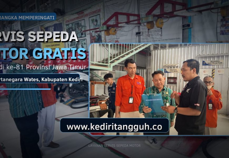 8.100 Motor Dapat Servis Gratis di Jatim, Antusiasme Warga Kediri Bikin Target Membengkak