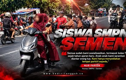 Siswa SMP Nekat Bawa Motor Juga Terjadi di Semen, Pihak Sekolah Ungkap Alasannya Siswa SMP Nekat Bawa Motor Juga Terjadi di Semen, Pihak Sekolah Ungkap Alasannya