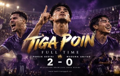 Dua Gol Eduardo Barbosa Bikin Persik Menggila, Madura United Tumbang 2-0 di Stadion Brawijaya